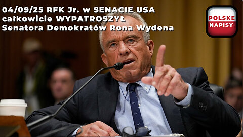 04/09/25 RFK Jr. całkowicie WYPATROSZYŁ Senatora Demokratów Rona Wydena | Npisy PL