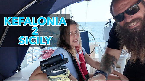 Sailing Kefalonia to Sicily while fishing big eye tuna