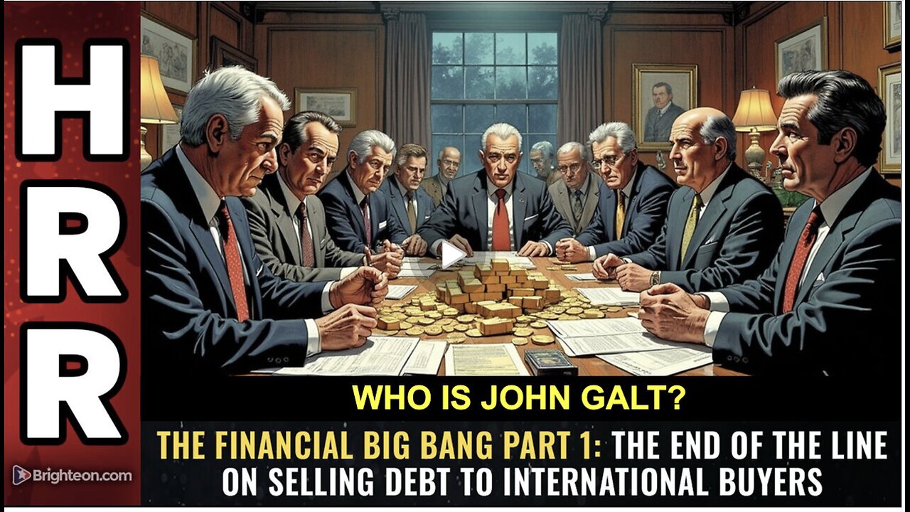 The Financial Big Bang Part 1: End of line on selling debt 2 international buyers. WHO IS John Galt?
