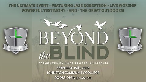 Special Invitation - Beyond the Blind