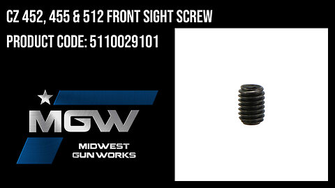 CZ 452, 455 & 512 Front Sight Screw - 5110029101