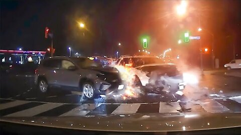 Brutal Collision Caught On Dash Cam | Dashcam Stories