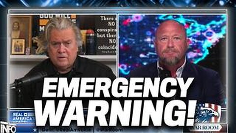 RED ALERT! Alex Jones and Steve Bannon Issue Emergency Iran/Israel War Briefing To President Trump!