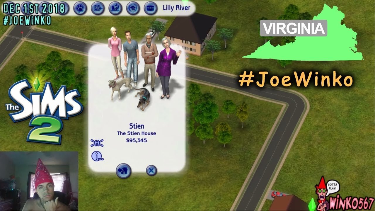 Leah's Life - Sims 2 Live Stream (Dec 1st 2018) - Joe Winko