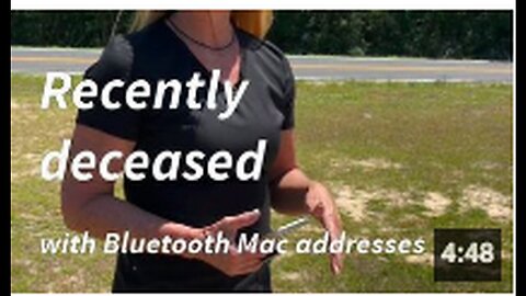 "Further Evidence of BLUETOOTH Signals Emitted from the Dead"