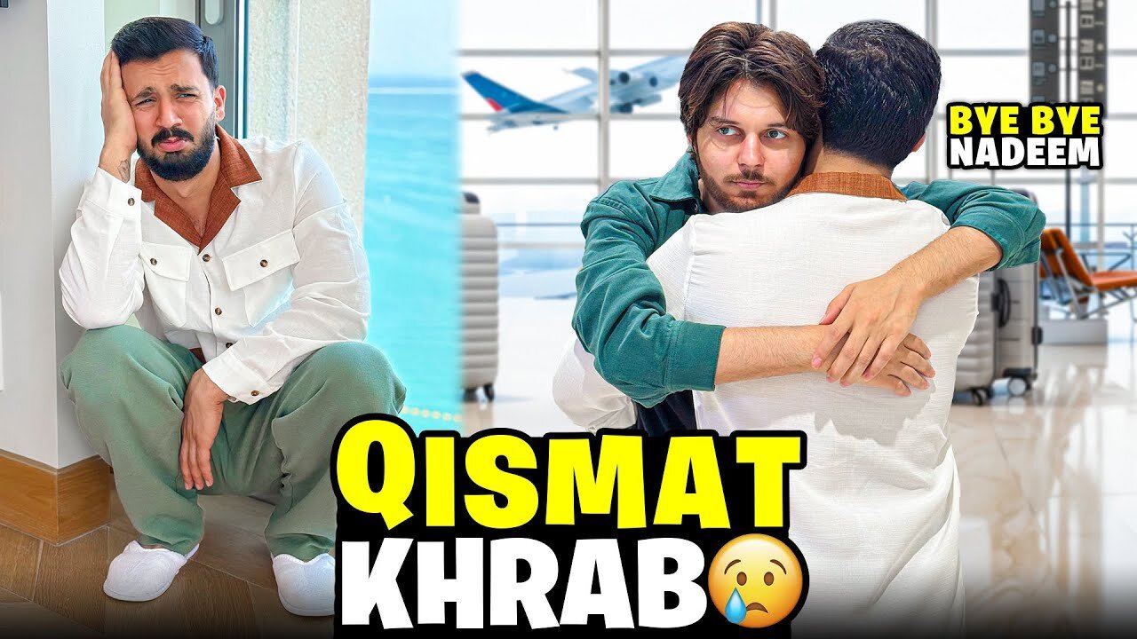 Reached other country for the Good news😁Kismat e kharab ha😭