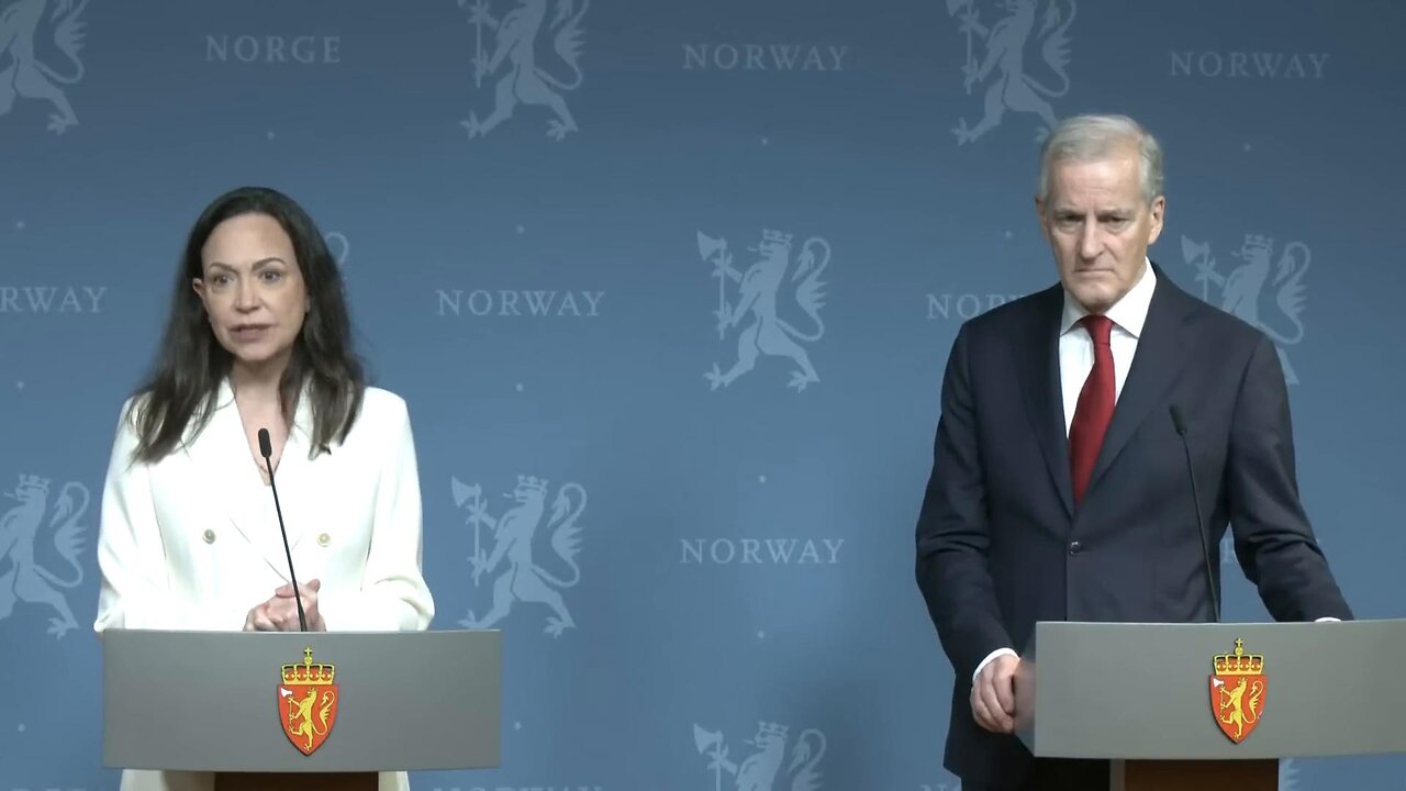 Nobel Peace laureate Maria Corina Machado press conference - December 11, 2025