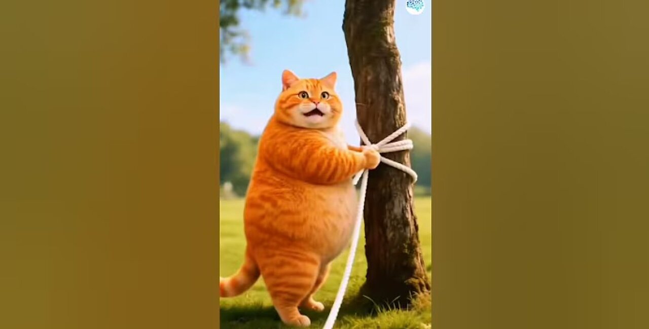 cat vs. duck🤣Watch till the end!