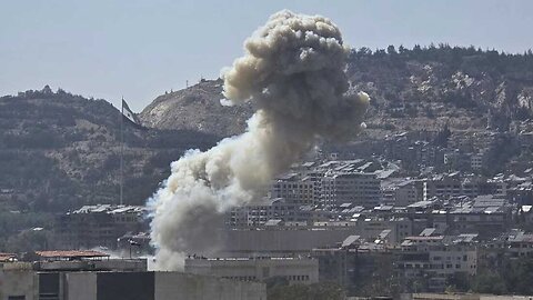 BREAKING: Israel Launches Major Airstrikes on Damascus, Strikes Military HQ & Presidential Palace