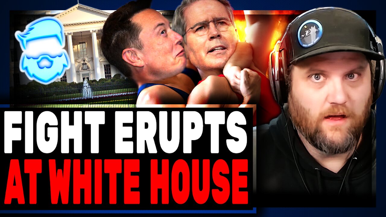 Fight ERUPTS At White House! WWE Style SMACKDOWN Between Elon Musk & Others W Trump!