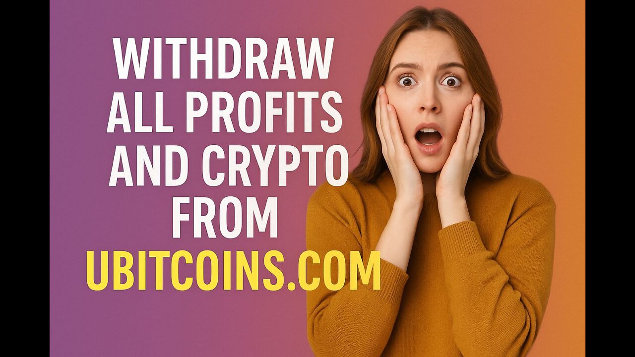 How to withdraw your crypto from ubitcoins.com scam exchange
