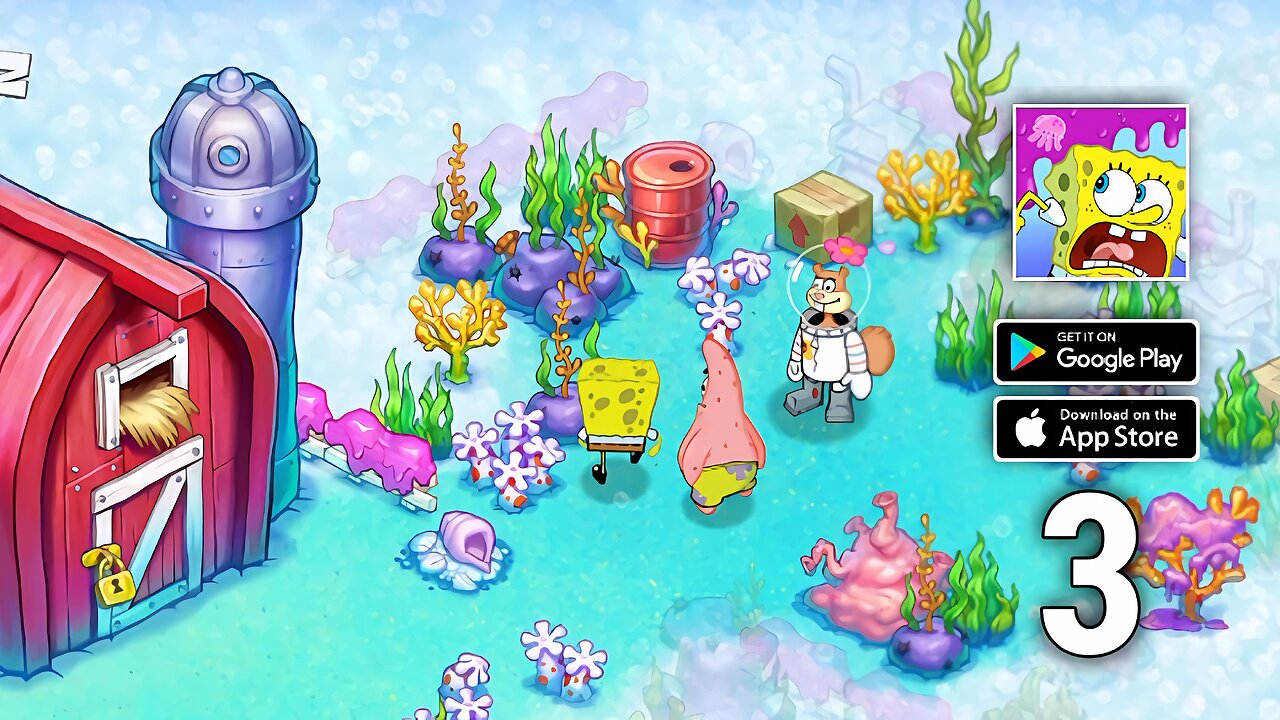 SpongeBob Adventures Gameplay Walkthrough Part 3 SpongeBob (iOS, Android) | SpongeBob Adventures