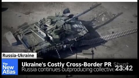 "Ukraine's Expensive PR Stunt Across Border; Russia Outpaces Collective West Production"