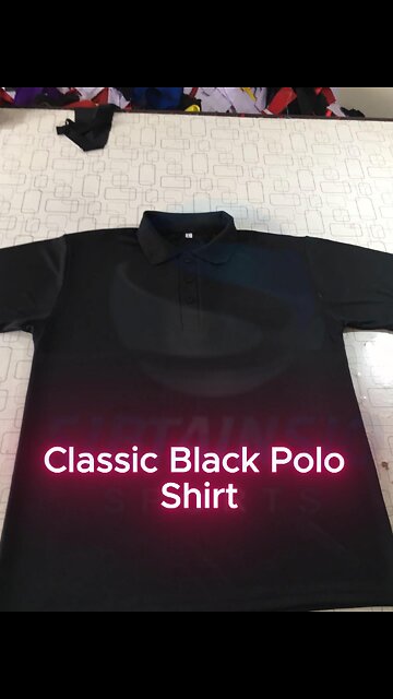 👕 Everyday Comfort, Effortless Style – Black Polo Edition