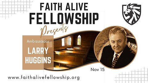 Ambassador Larry Huggins - 11/15/25