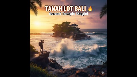 Tanah Lot Mandir Bali 🌅 | Samundar Mein Bana Magical Mandir | Bali Ka Sabse Khubsurat Sunset Spot