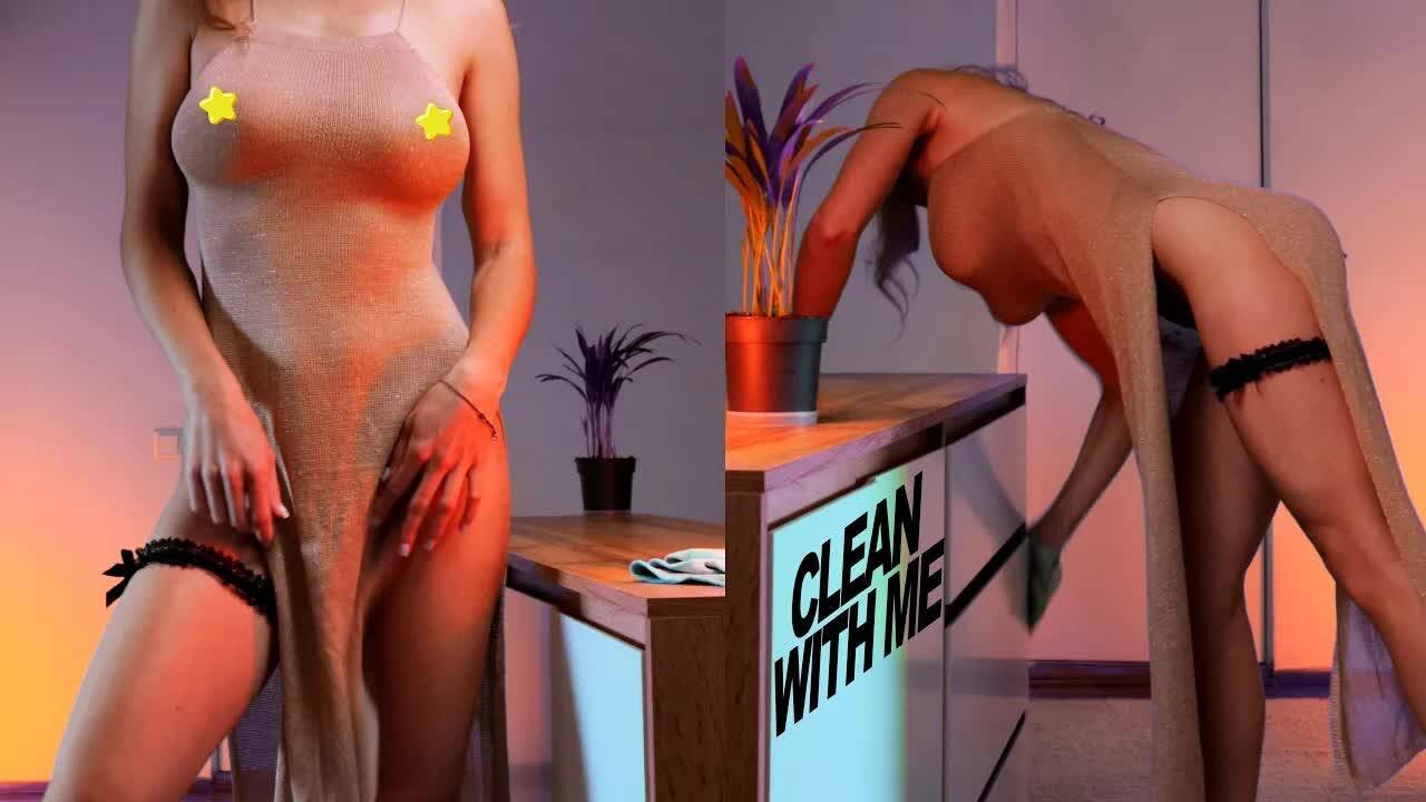 Transparent window cleaning with Tina