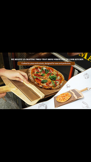Non-Stick Pizza Peel Shovel