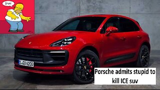 Porsche admits killing gas suv was a bad move