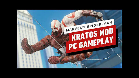 Marvel's Spider-Man PC - God of War Kratos Mod Gameplay