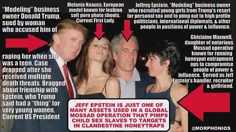 Satanic Reptilan Shapeshifter Pedophiles Trump and Jeffrey Epstein in 1992!