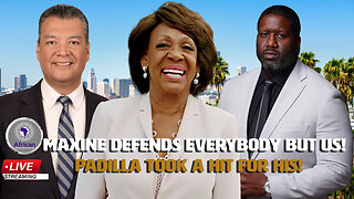 Sen. Alex Padilla Tackled By Secret Service For His People, Rep Maxine Waters Defends Other Groups