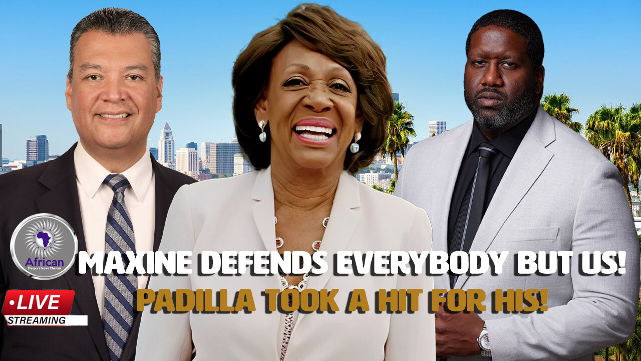 Sen. Alex Padilla Tackled By Secret Service For His People, Rep Maxine Waters Defends Other Groups