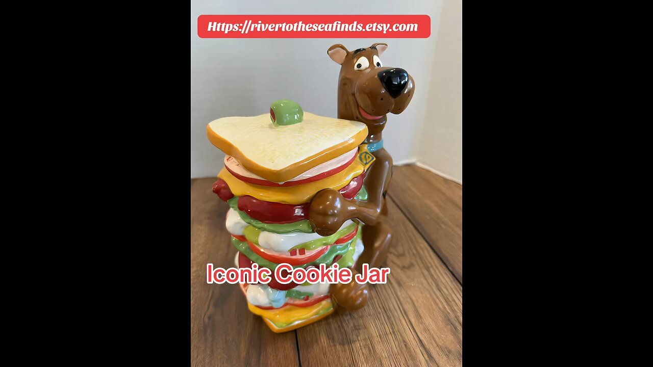 Scooby cookie jar