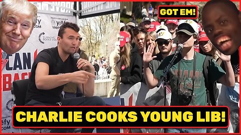 Charlie Kirk Turns the Table on this this Hypocrite Lib.