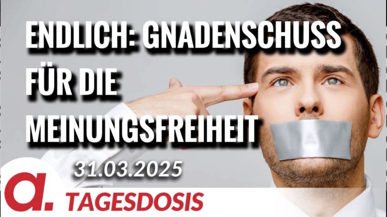 Gnadenschuss für die Meinungsfreiheit