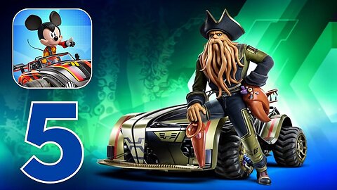 Disney Speedstorm - Gameplay Walkthrough Part 5 - Davy Jones (iOS, Android)