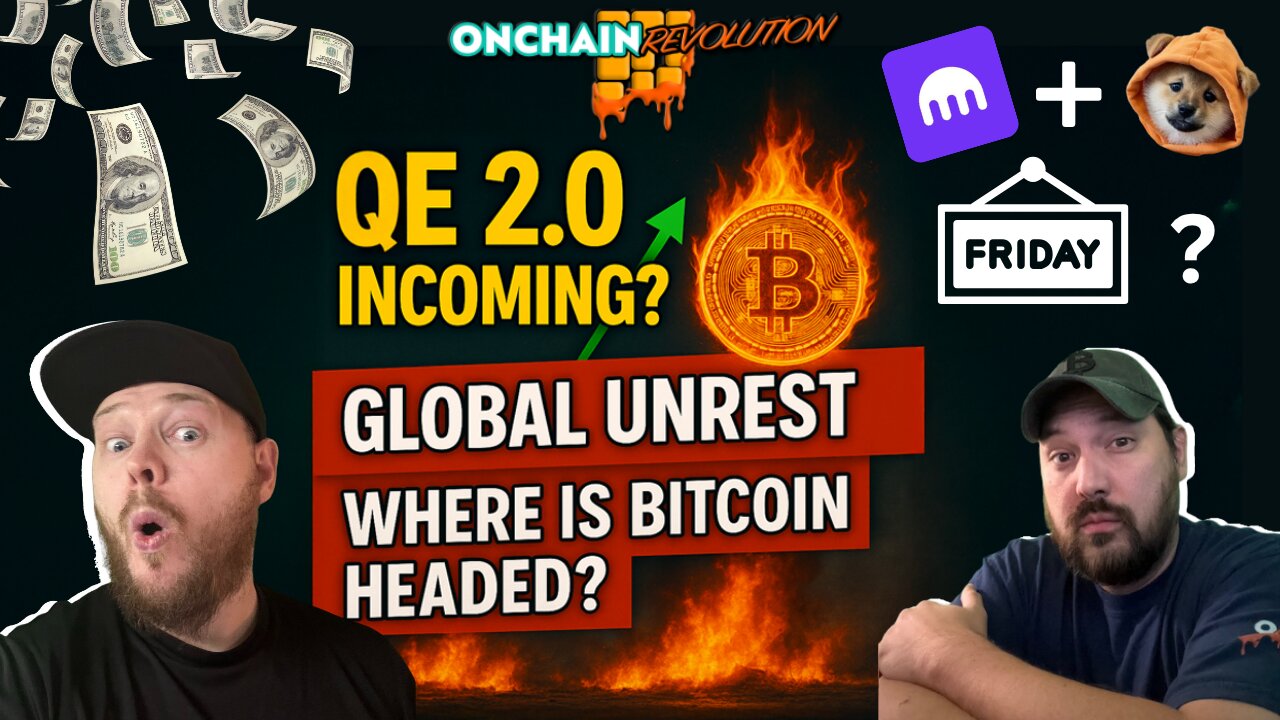 🚨 QE 2.0 Incoming? Bitcoin Looks to Stabilize & Possible Dog Listing Friday!