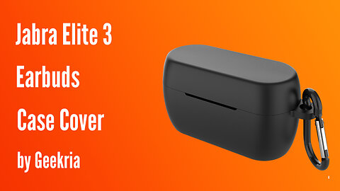 Jabra Elite 3 Earbuds Case Cover | Geekria