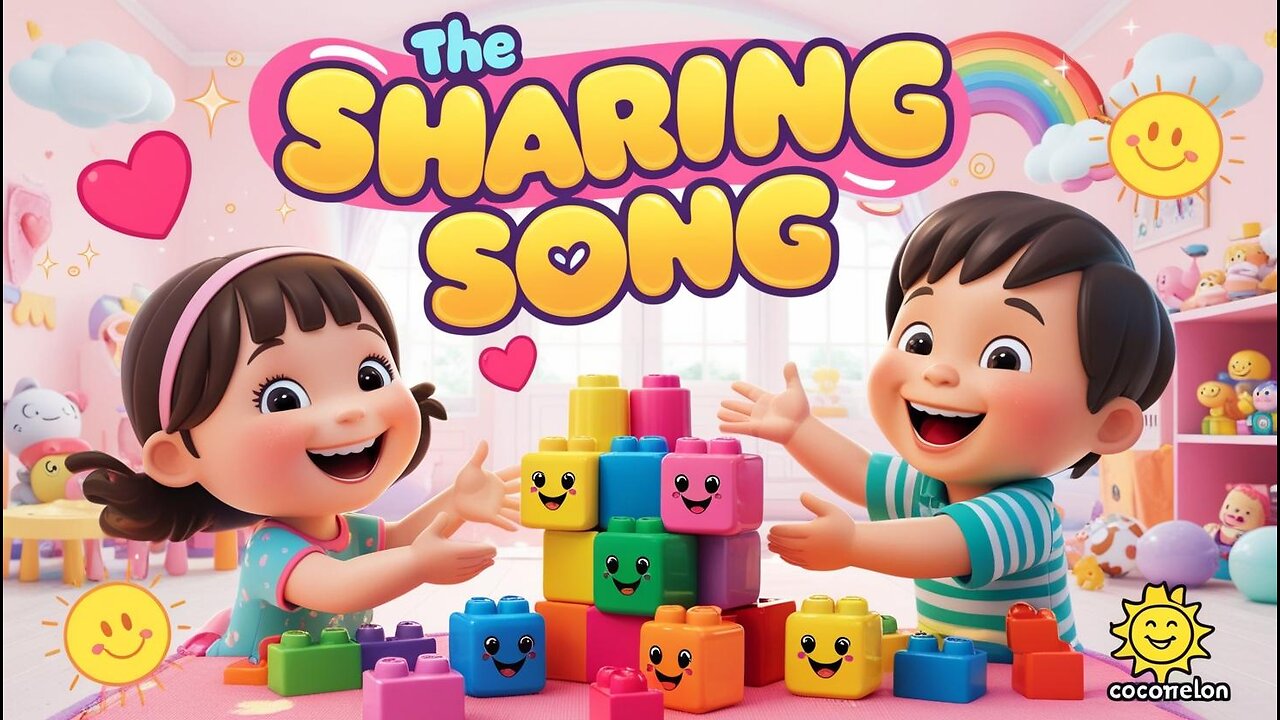Share a Toy, Spread the Joy! | Sharing Song for Kids | Preschool Social Skills & Kindness 🎶💞🧸
