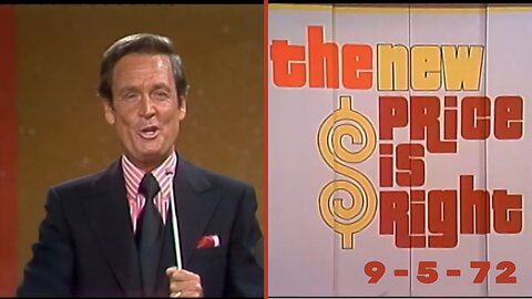 Bob Barker ~ The New Price Is Right (9-5-72)