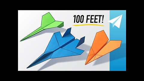 How to Make 3 EASY Paper Airplanes that Fly Far — Best Planes in the World — Dagger, F-15, Arrowhead