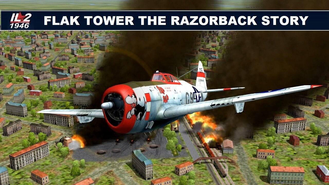 Flak Tower Razorback Strike Combat Flight Simulation