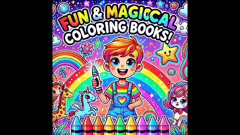 Fun & Magical Coloring Books for Kids! 🎨✨ Now Available on Amazon!