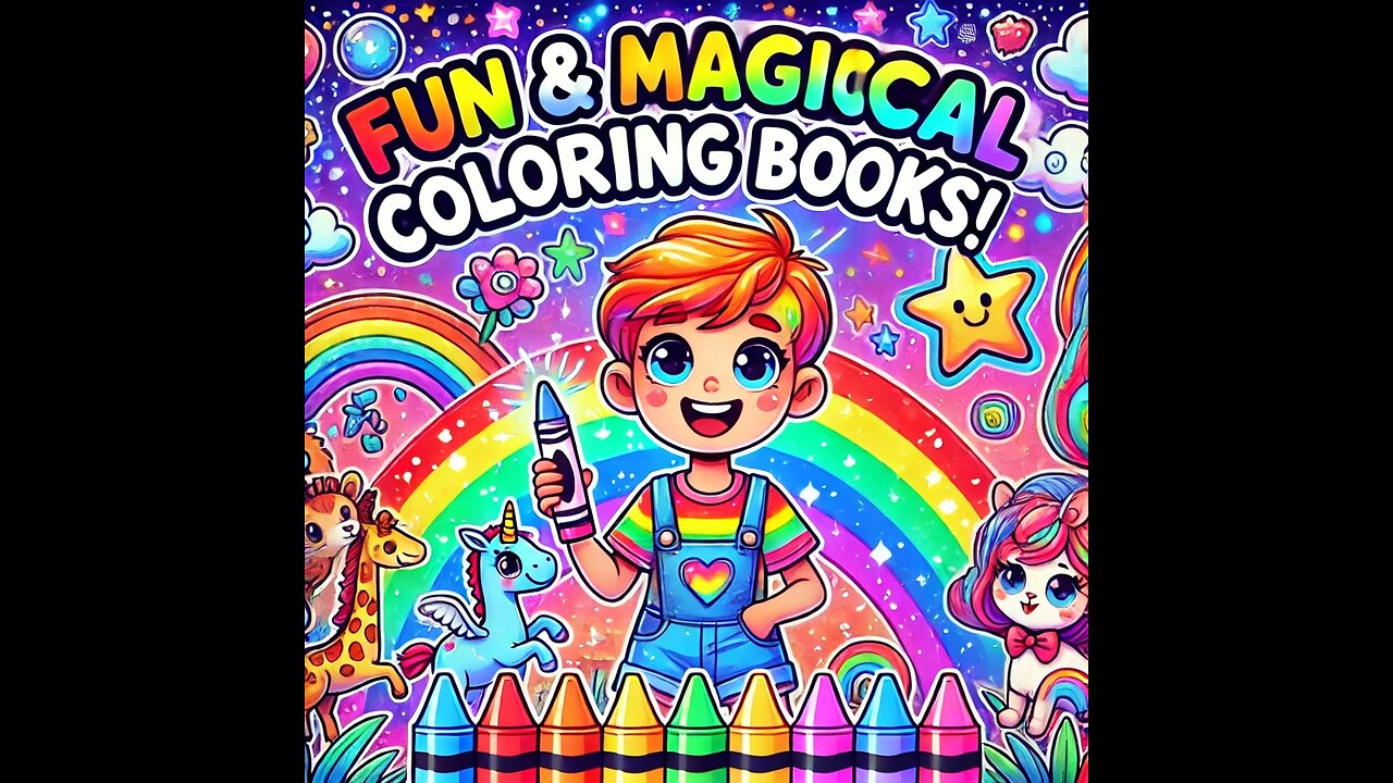 Fun & Magical Coloring Books for Kids! 🎨✨ Now Available on Amazon!