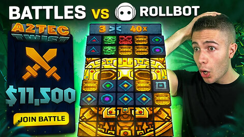 BIG BONUS BUYS ON AZTEC TWIST 🤖 BATTLES AGAINST ROLLBOT