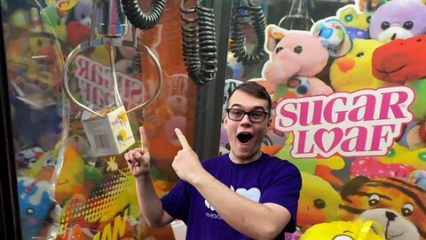 Luckiest Claw Machine WIN!