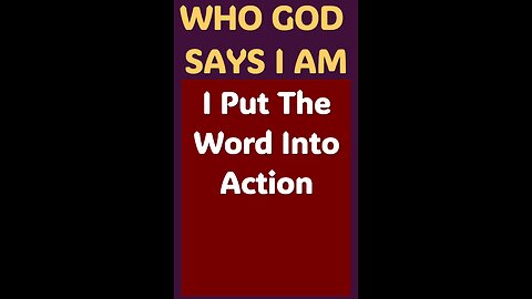 I PUT THE WORD INTO ACTION #wordofgod #Jesus #speak #God #spirituality #love #seed #forgiveness