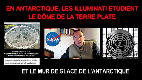 Mur de glace de l'Antarctique et "dôme" de la Terre Plate...Laurent GLAUZY (Hd 720)