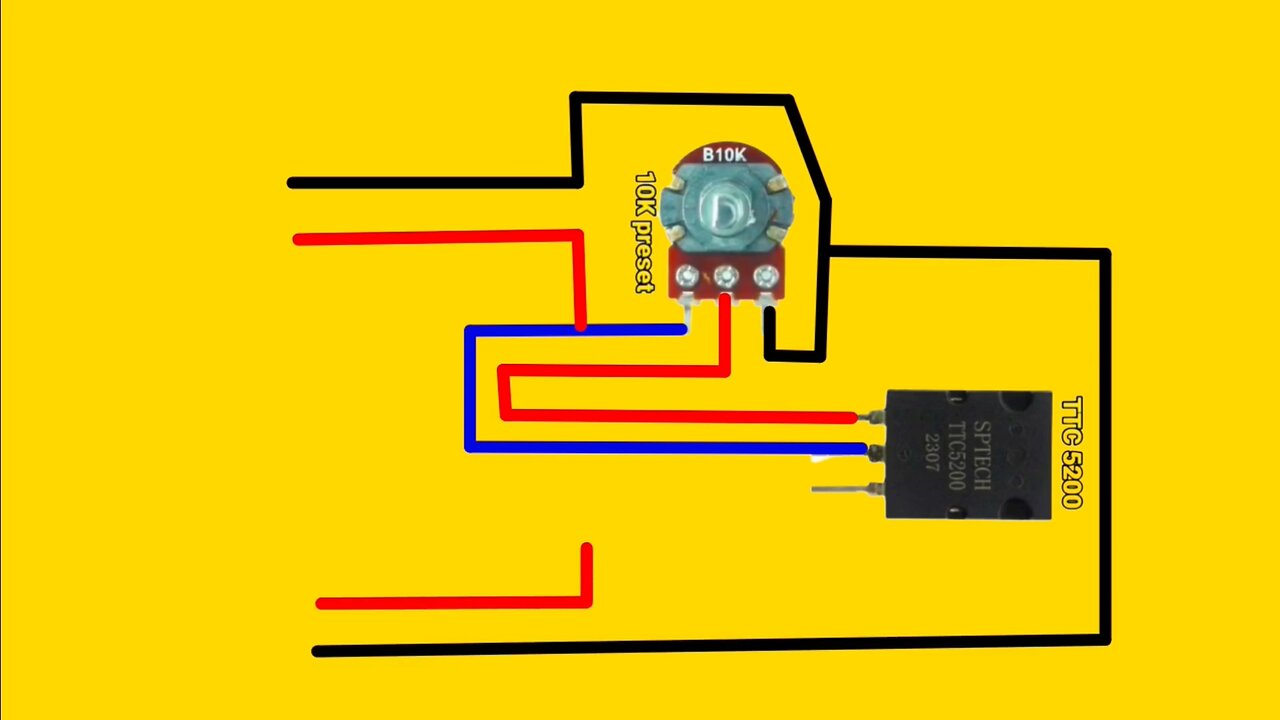 TTC 5400 Transistor Amplifier Circuit .