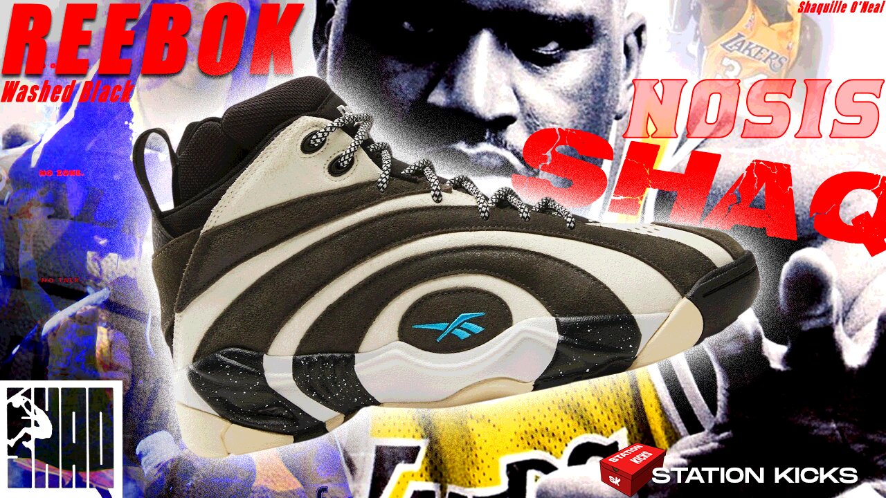 REEBOK BRINGS BACK THE SHAQNOSIS IN "WASHED BLACK"🔥