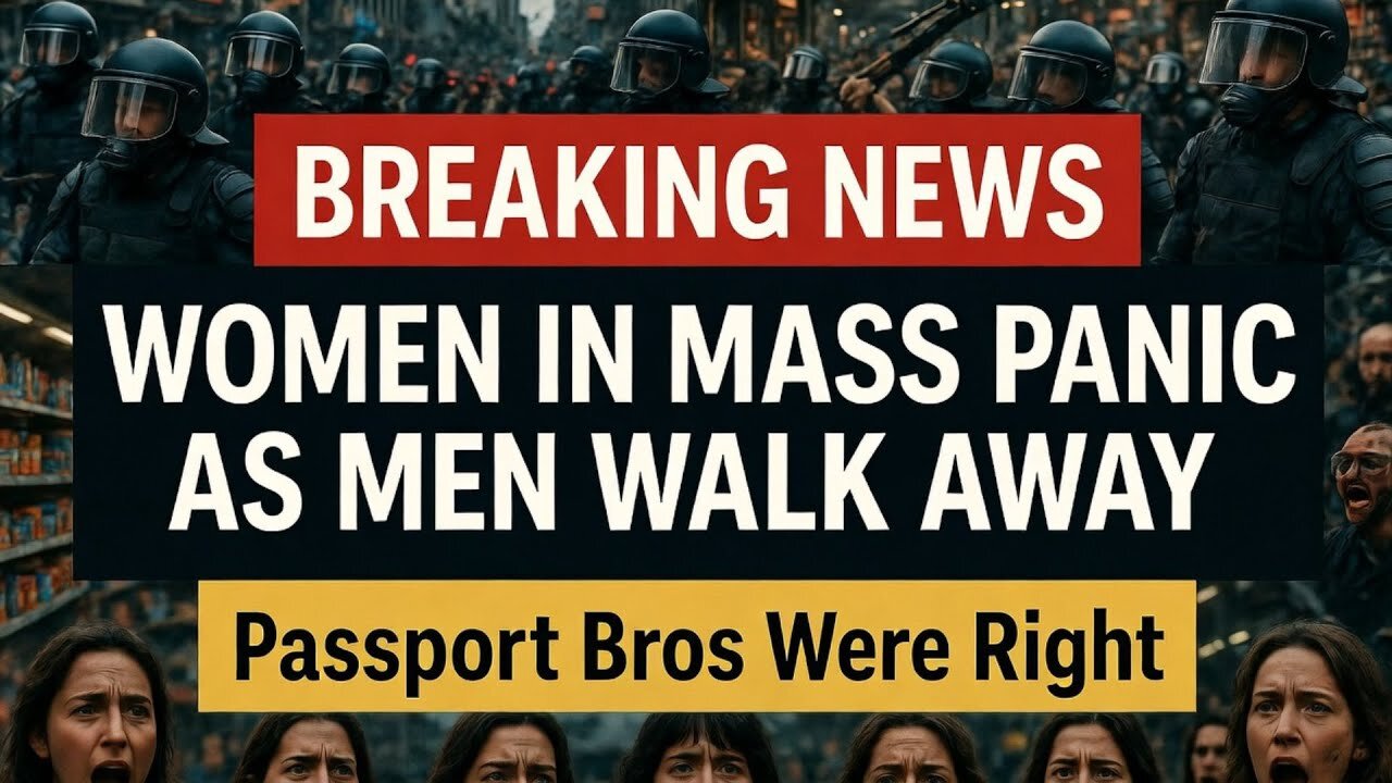 Women See The Writing on The Wall And Are Begging Men To Save Them As Society Collapses