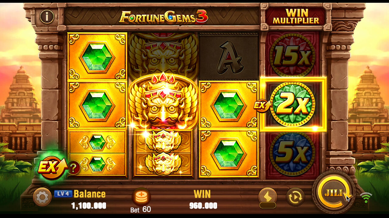 Fortune Gems Mastering Green Pattern