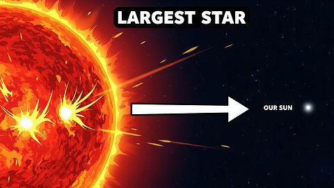 The Largest Star in the Universe – Size Comparison That Will Blow Your Mind