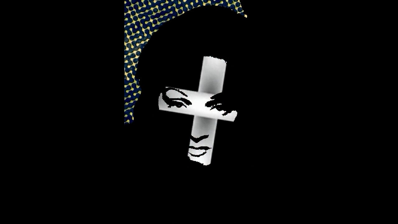 Marlene bajo la cruz