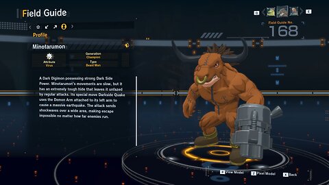 minotarumon all digivolution/de-digivolution/profile Digimon Story Time Stranger